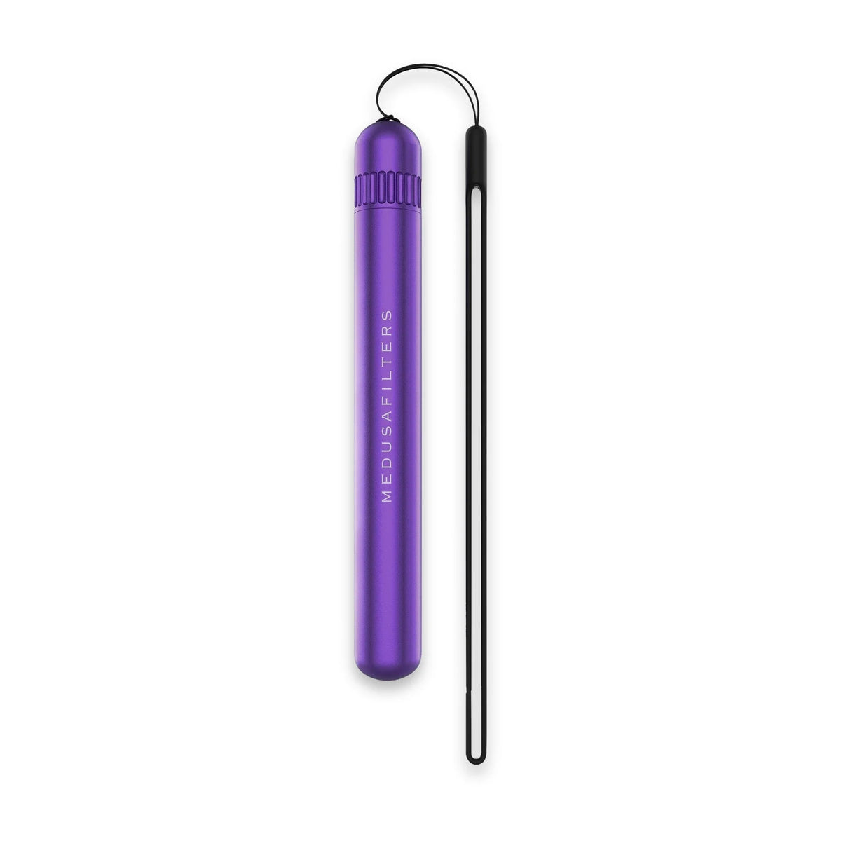 Medusafilters J-Case aus Aluminium in Violett mit Kordel