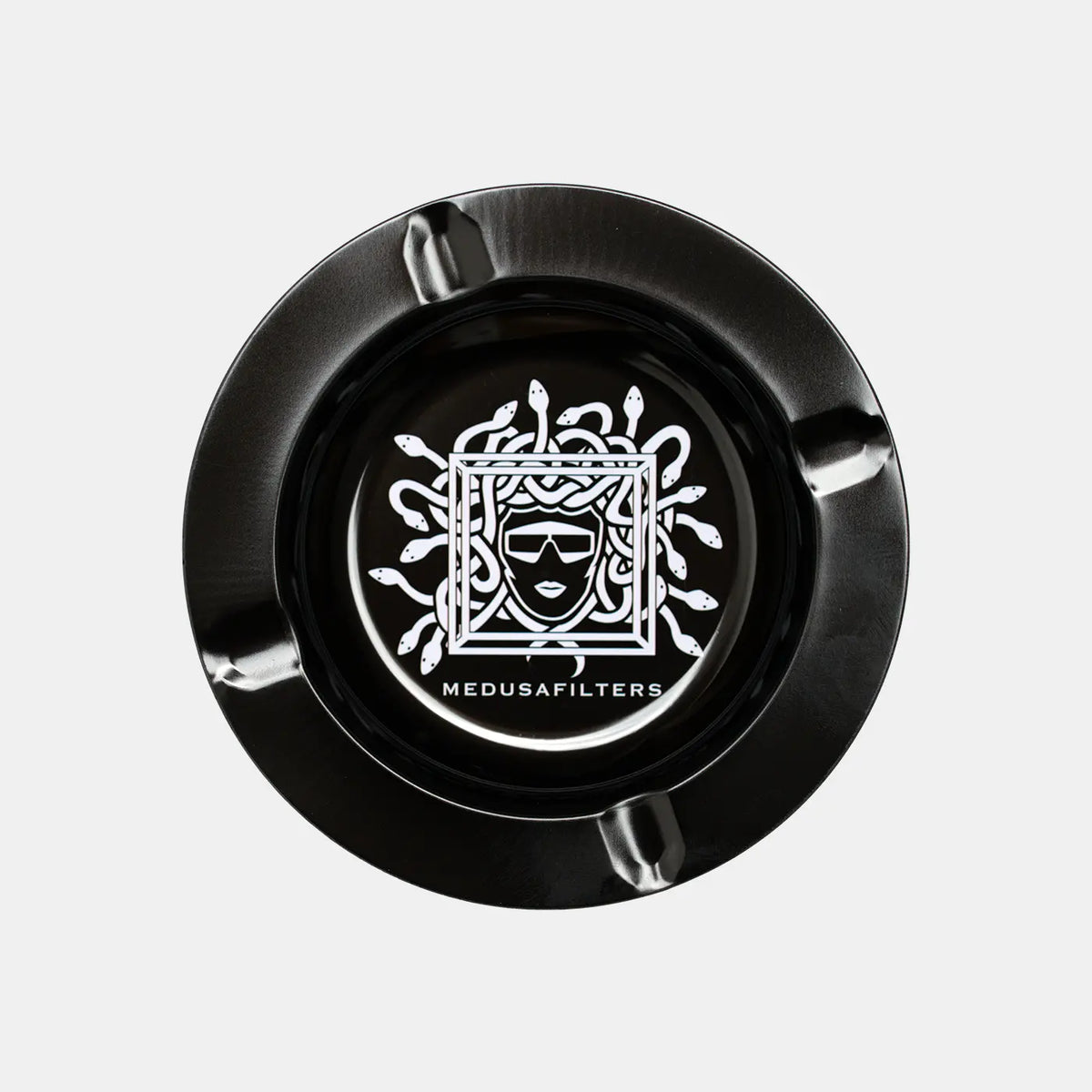 Medusafilters Aschenbecher BLACK, rund, Ø 138 mm