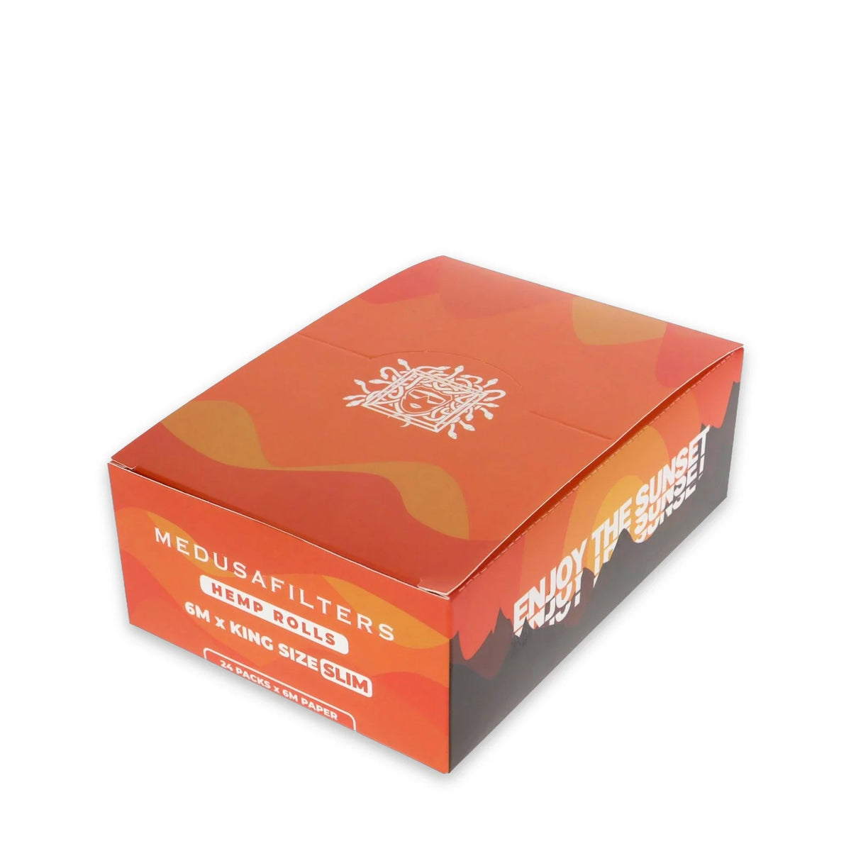 Medusafilters Endless Rolls 6 m SUNSET, Display mit 24 Rollen, Hanfpapier