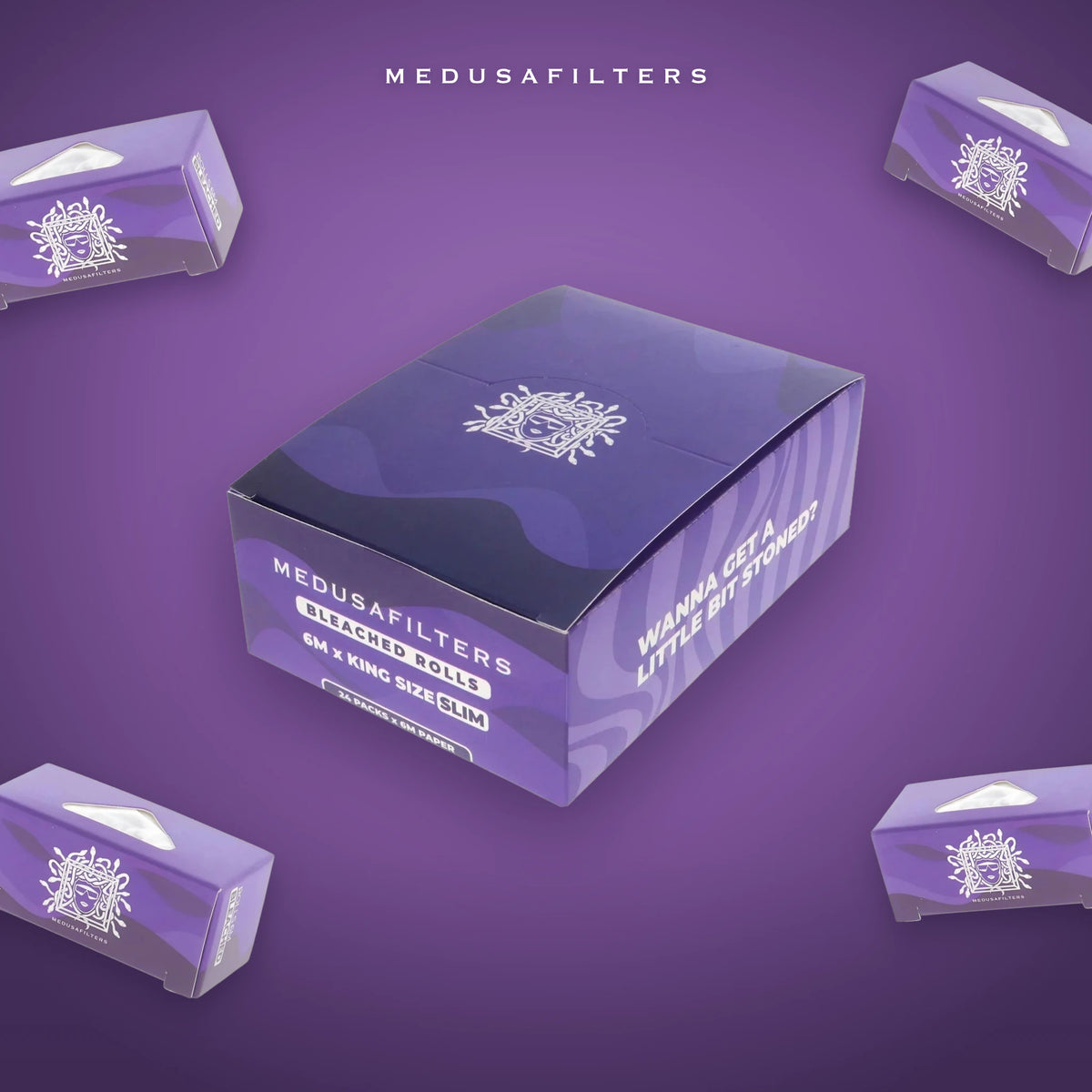 Medusafilters Endless Rolls 6 m VIOLET, 24er-Display im Überblick