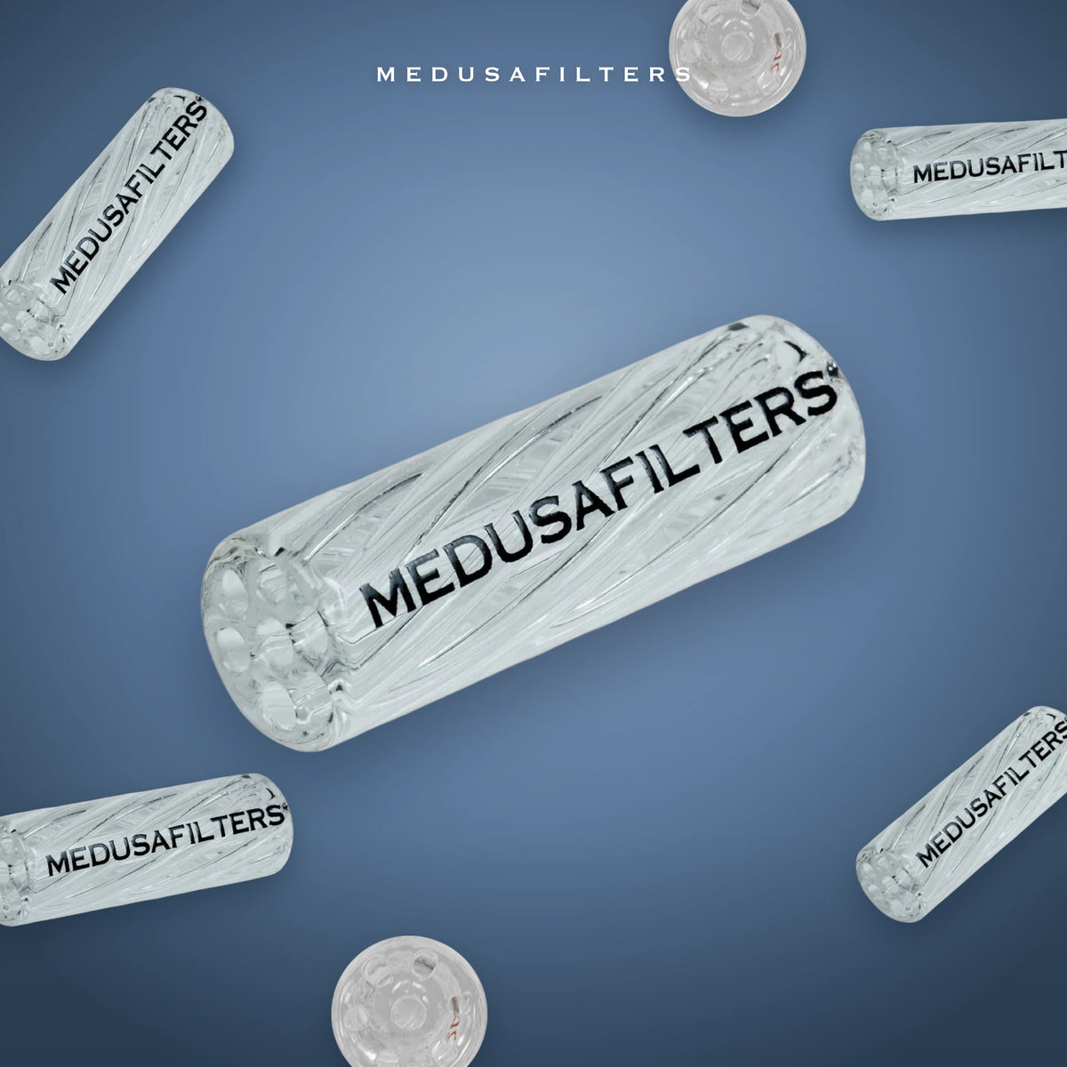 Medusafilters Twisted Glasfilter 10 mm TRANSPARENT – Glasfilter im Überblick