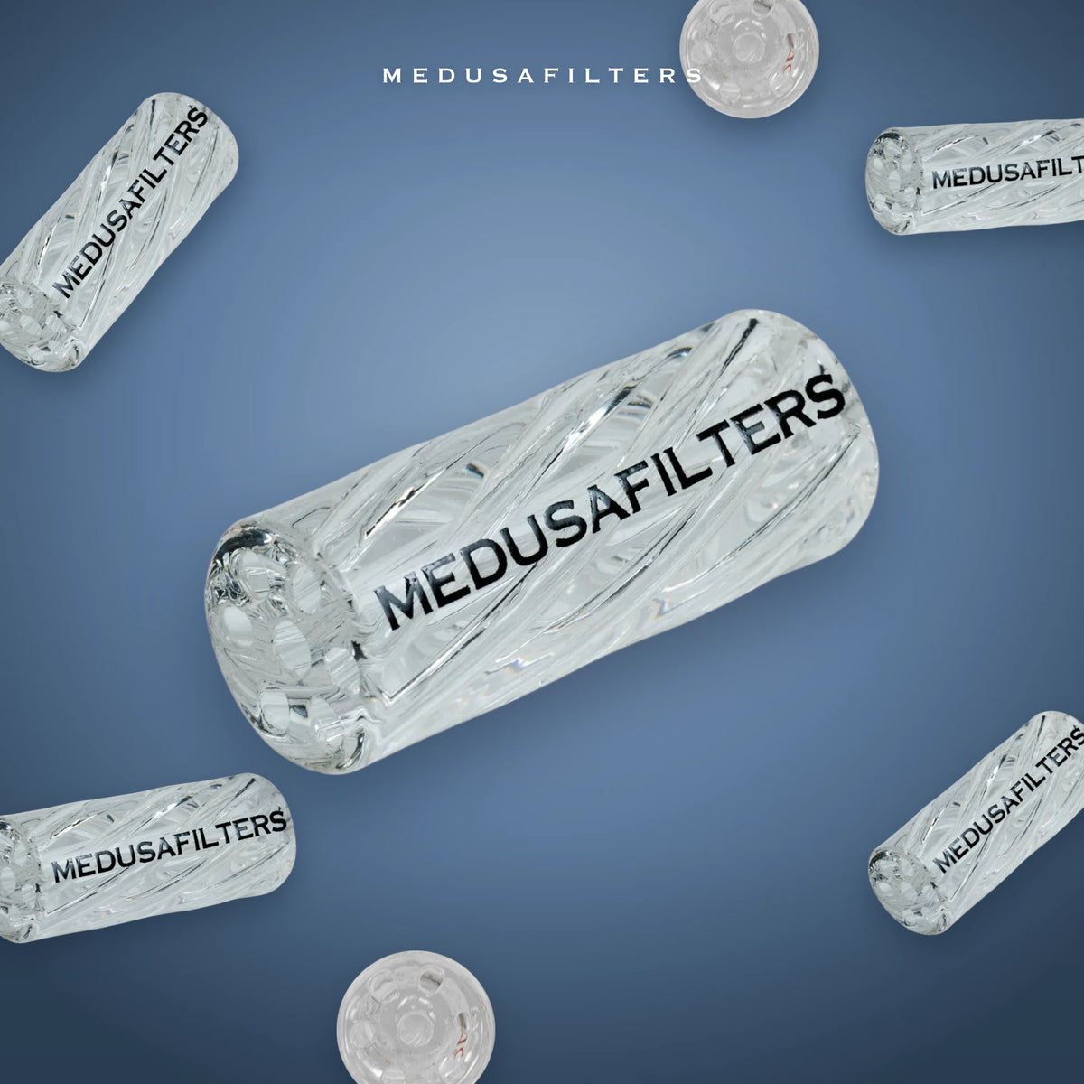 Medusafilters Twisted Glasfilter 12 mm TRANSPARENT – Glasfilter im Überblick
