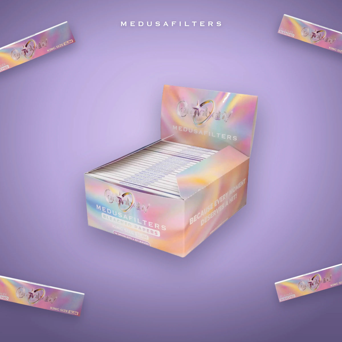 Medusafilters Longpapers King Size Slim CANNABABY Edition, 50er-Display im Überblick
