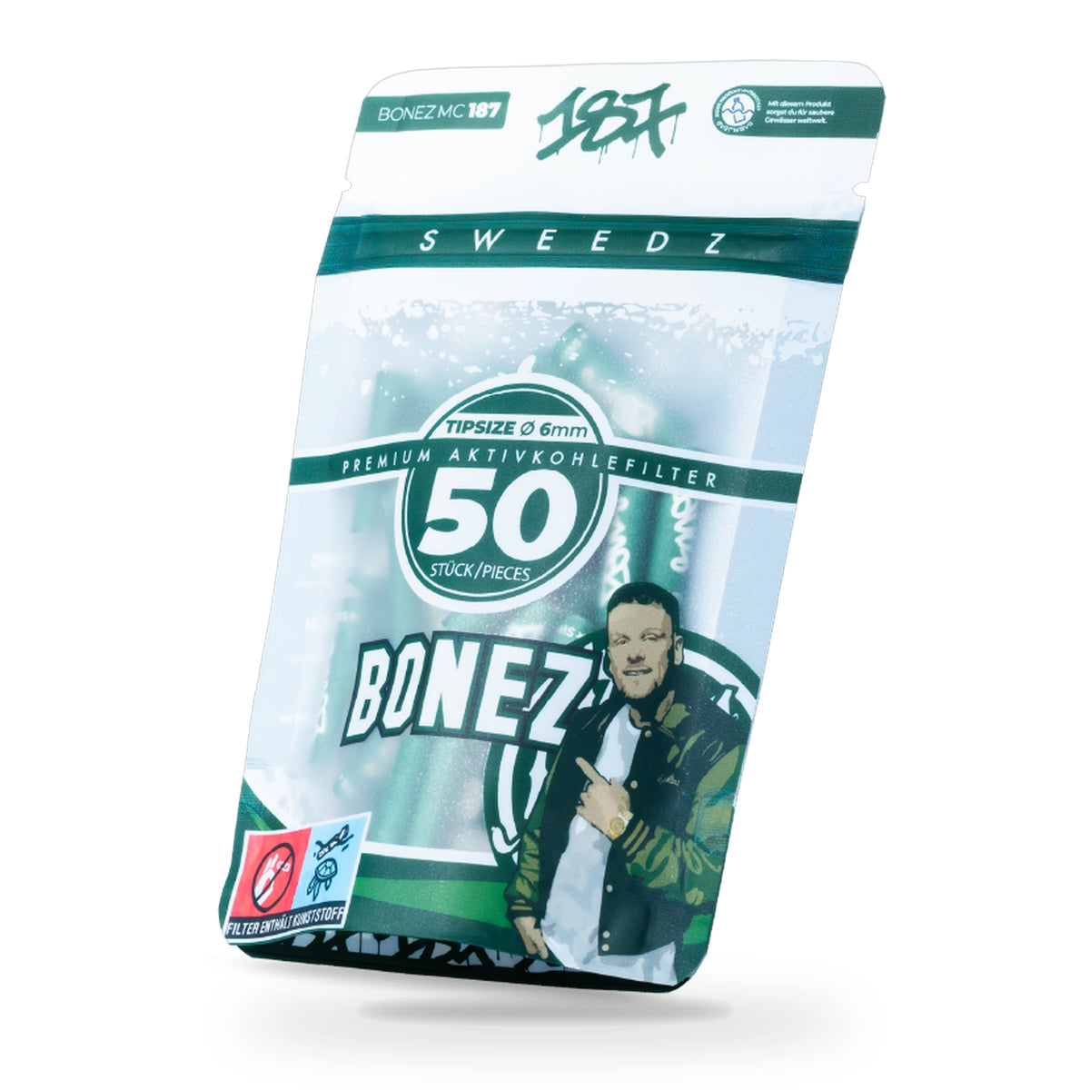 50er-Packung BONEZ MC der 187 Straßenbande Edition, schräg gestellt