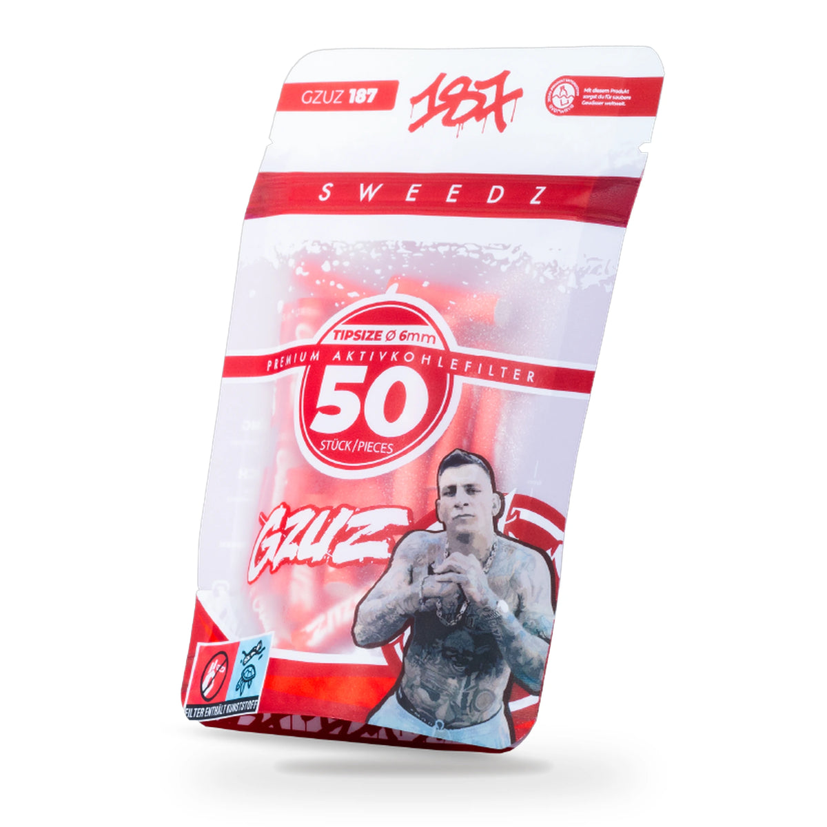 50er-Packung GZUZ der 187 Straßenbande Edition, schräg gestellt