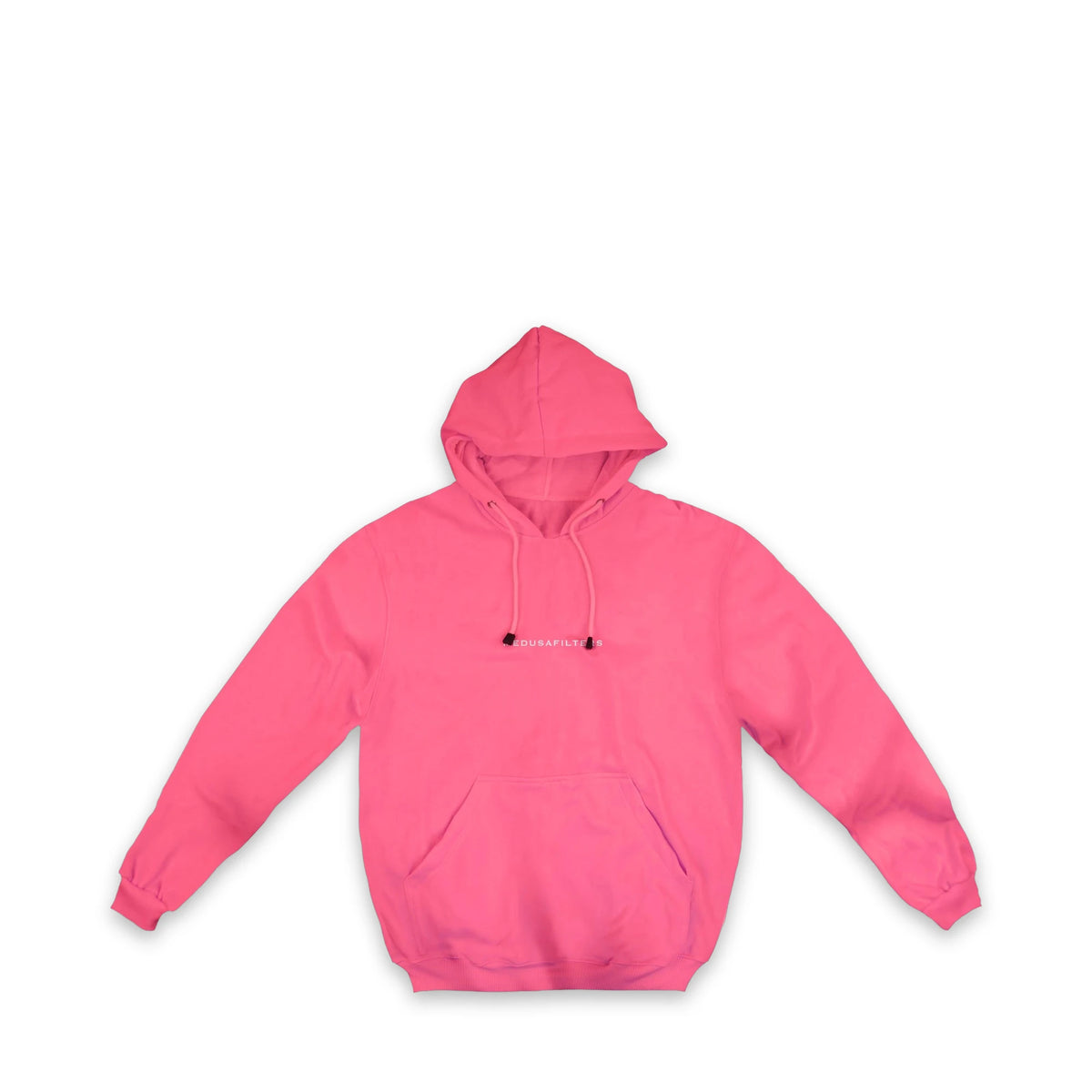 Medusafilters Hoodie Rosé, Vorderseite mit Schriftzug