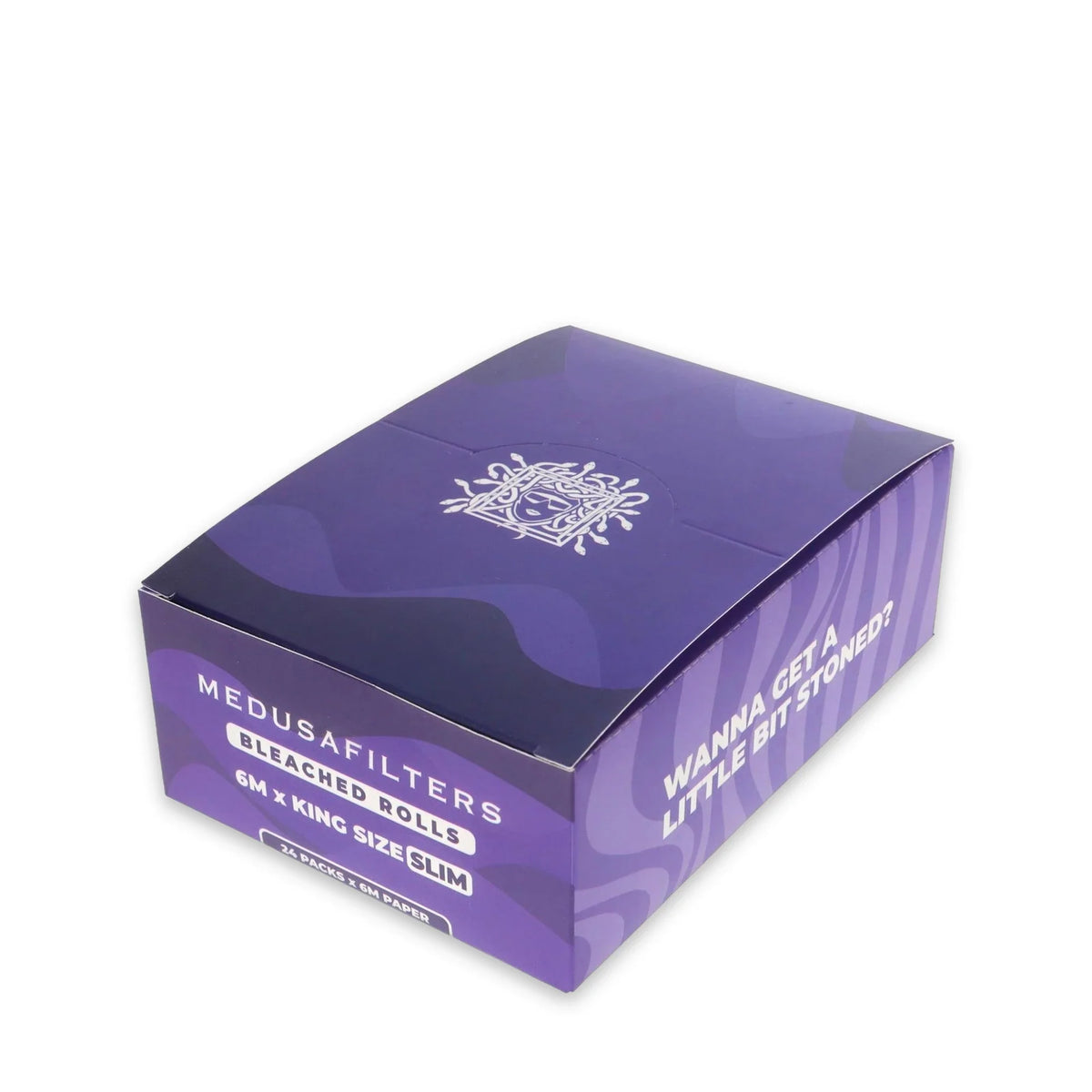 Medusafilters Endless Rolls 6 m VIOLET, Display mit 24 Rollen, gebleichtes Papier