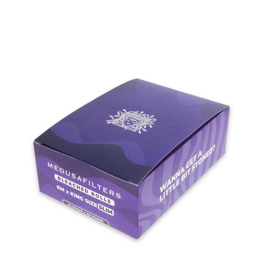 Medusafilters Endless Rolls 6 m VIOLET, Display mit 24 Rollen, gebleichtes Papier