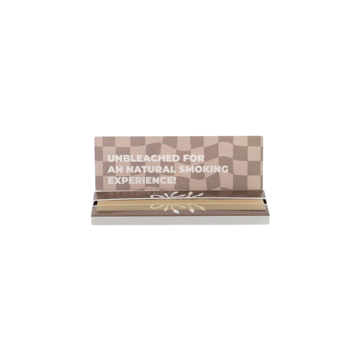 Geöffnetes Heft Medusafilters Shortpapers mit ungebleichtem Papier