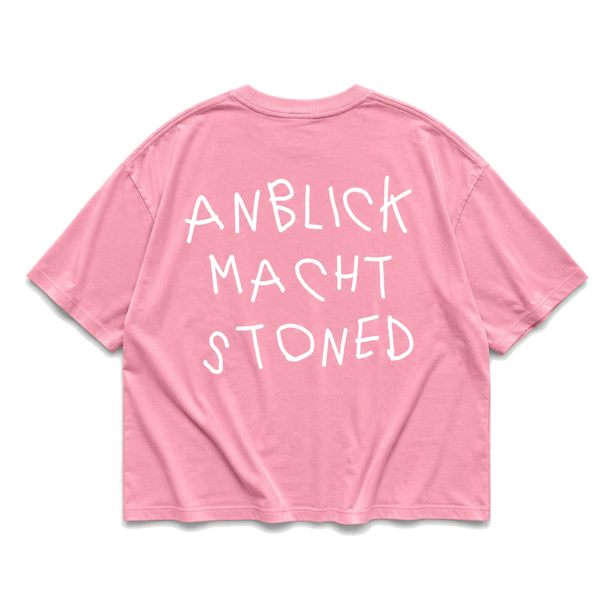 Medusafilters T-Shirt Rosé, Rückseite mit großem weißem Schriftzug