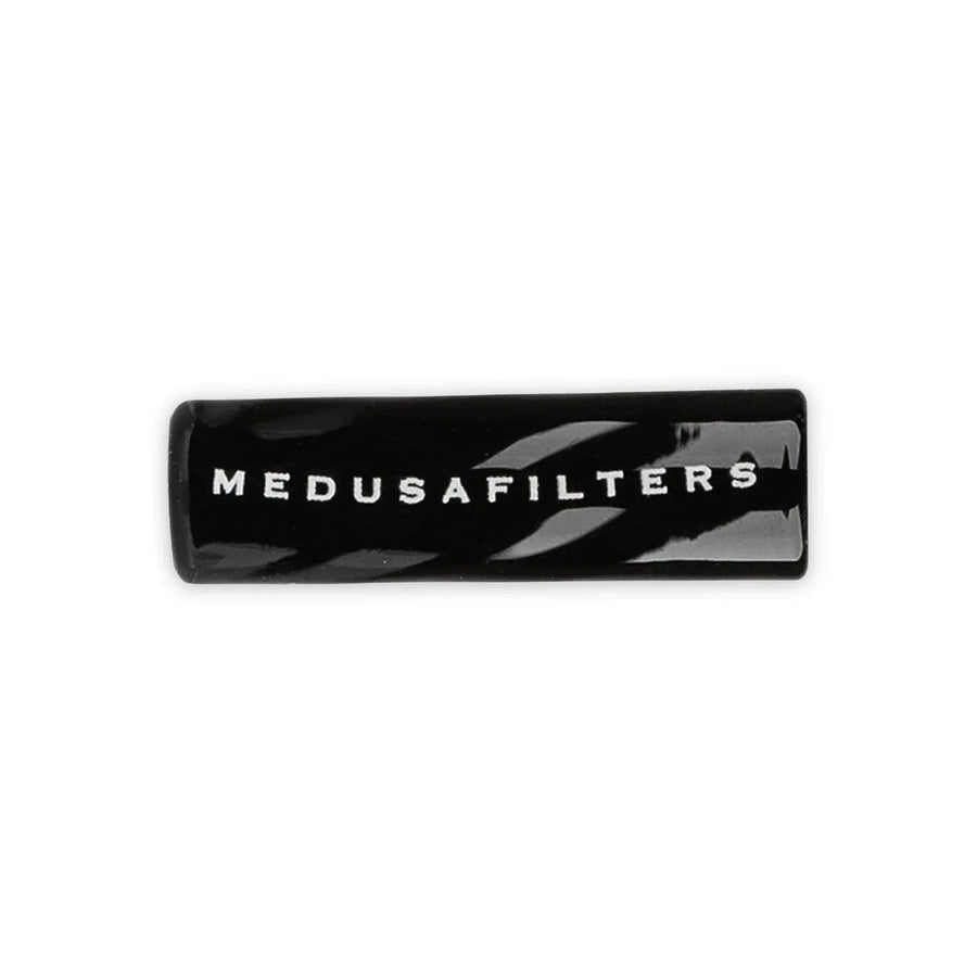 Twisted Glasfilter BLACK, Ø 9 mm, auf Weiß