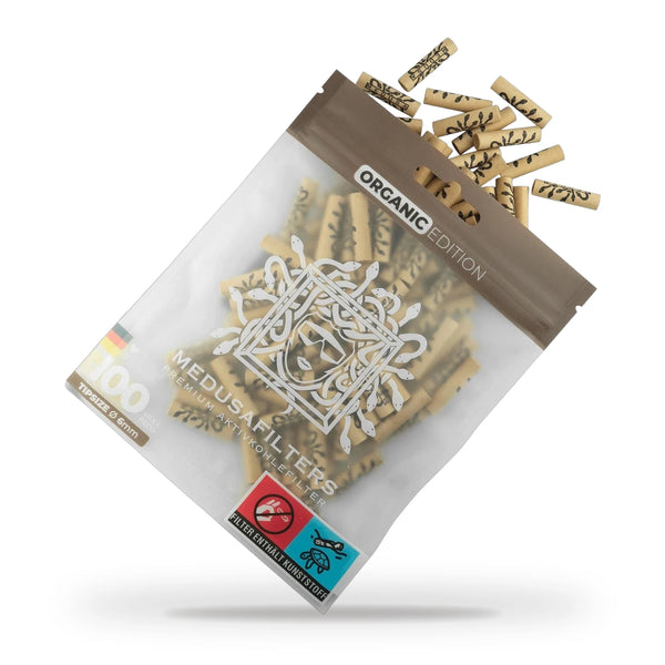 Aktivkohlefilter 6 mm – Kokosnuss-Aktivkohle, 100er