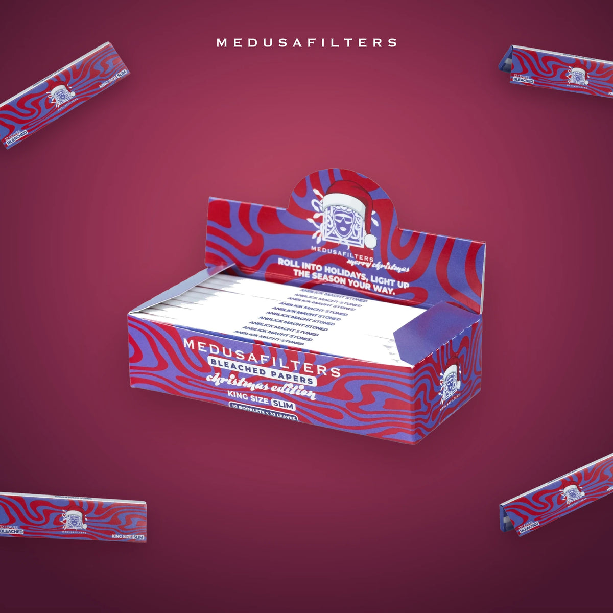Medusafilters Longpapers King Size Slim XMAS Edition, 10er-Display im Überblick