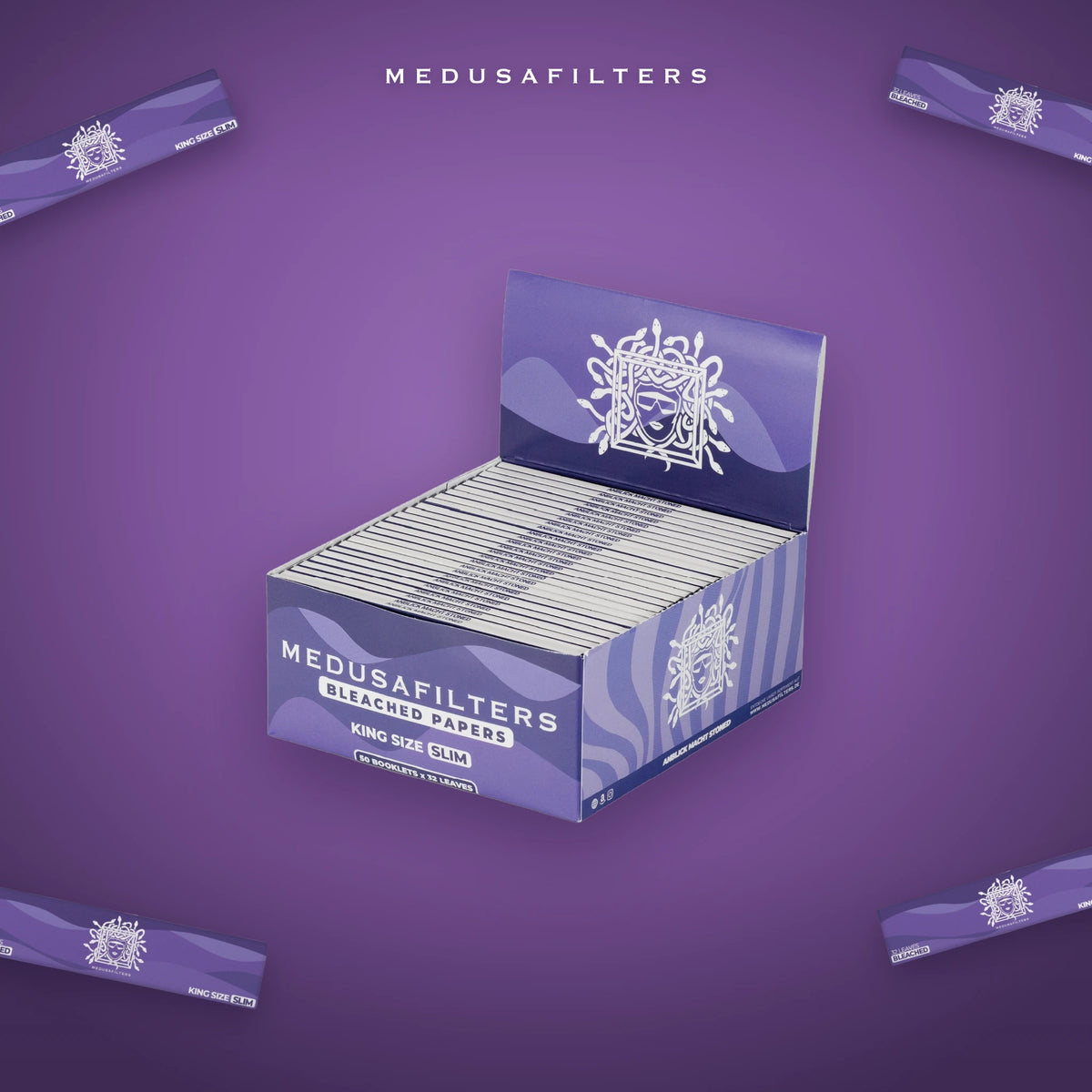Medusafilters Longpapers King Size Slim VIOLET, 50er-Display im Überblick